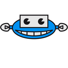 Funny Robot Face