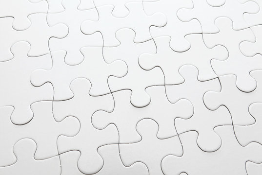 Complete white puzzle