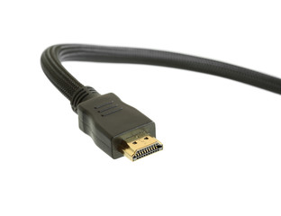 HDMI cable isolated on white background