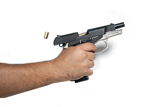 9mm pistol shot