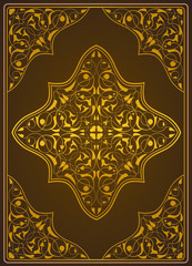 Osmanlı motifli kitap kapağı