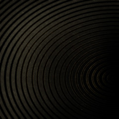 Retro background with circle lines - abstract poster