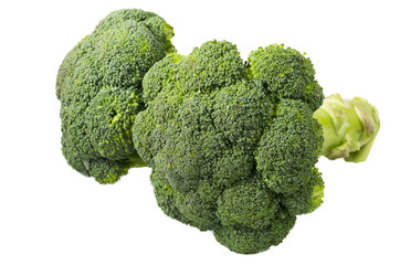 Fresh broccoli Isolated on white background