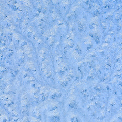 Fototapeta na wymiar Frosty naturalny wzór na zimowe okno