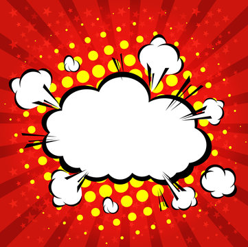 Comic Speech Bubble, Cartoon