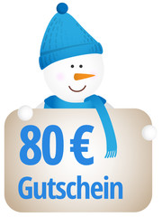 80 € Gutschein