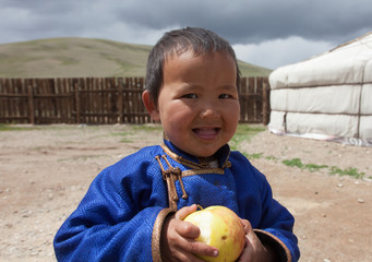 Mongolian boy - 58625864