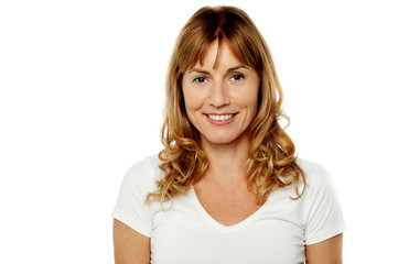 Confident stylish mature woman