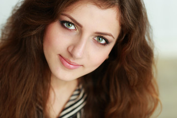 Fototapeta premium Closeup portrait of a beautiful confident businesswoman