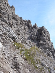 Steiler Bergfpad