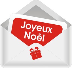 enveloppe joyeux noël