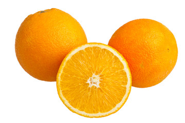 fresh orange isolated