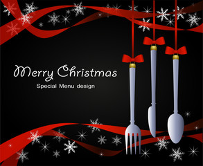 illustrazione per menù di natale © passiflora70