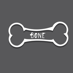 Dog Bone. Vector Illustration