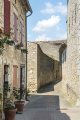 Fototapeta na wymiar Lautrec (France), old village