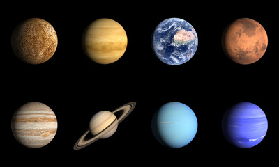 Planets of the Solarsystem