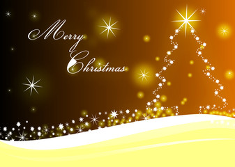 Merry Christmas Fröhliche Weihnachten Karte