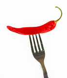 Peperoncino con forchetta