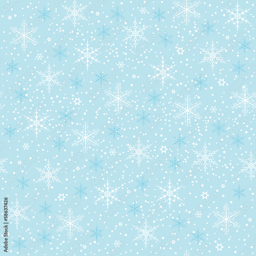 Poster seamless winter pattern