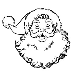 Weihnachten Weihnachtsmann Silhouette Vektor