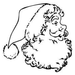 Weihnachten Weihnachtsmann Silhouette Vektor