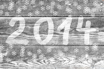 Naklejka premium silvester 2014