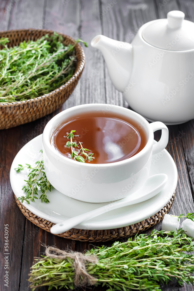 Canvas Prints thyme tea