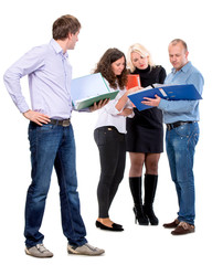 Fototapeta premium Group of business people