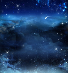 beautiful background, nightly sky