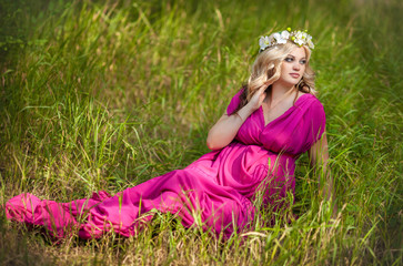 Beautiful pregnant woman, pregnancy