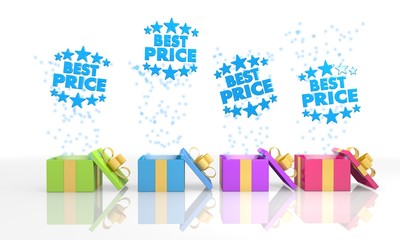 christmas present boxes with best price icon