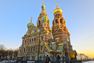 Obraz premium Church of the Saviour on Spilled Blood, St. Petersburg, Russia