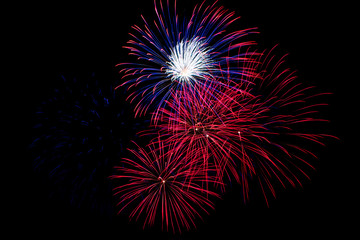 Red, White and Blue Fireworks
