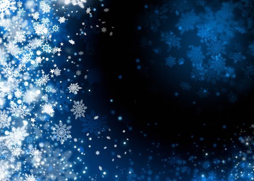 Xmas snow abstract background