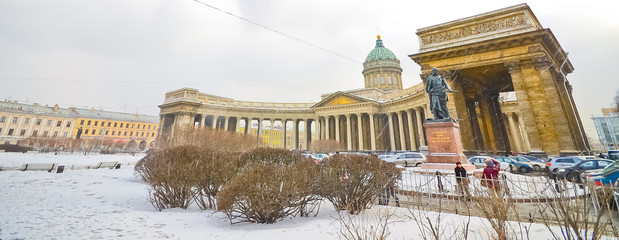 Fototapeta na wymiar Kazan Cathedral, St. Petersburg, Russia