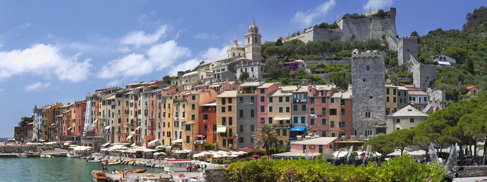 Portovenere Panorama.Liguria,Italy.