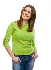 Fototapeta premium young happy woman