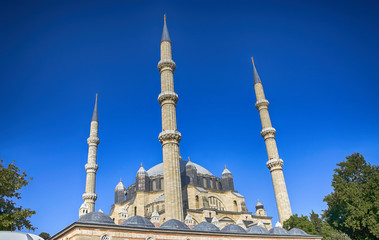 Fototapeta na wymiar Selimiye Mosque, The UNESCO World Heritage Site Of The Selimiye