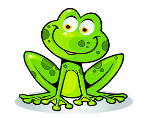 cute frog cartoon