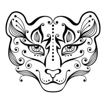 Tiger tattoo.