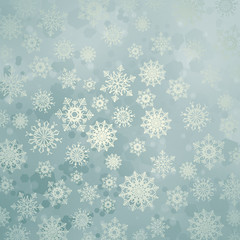 Christmas background with snowflakes