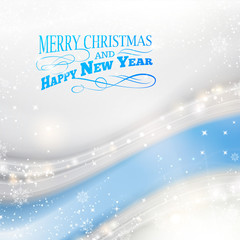 Beautiful abstract snowflake Christmas background