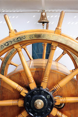 Steering wheel sailboat