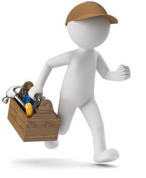 3d M&auml;nnchen Handwerker Service