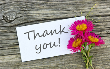 Naklejka premium thank you