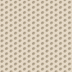 Hexagon seamless pattern with 3d effect