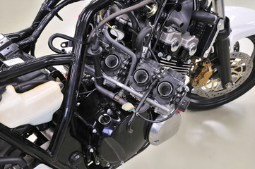 Obraz premium バイクの整備