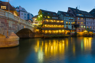 Fototapeta premium The Petite-France area in Strasbourg.