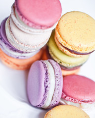 French macaroons. Dessert