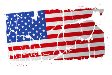 flaga USA wektor © Rzoog